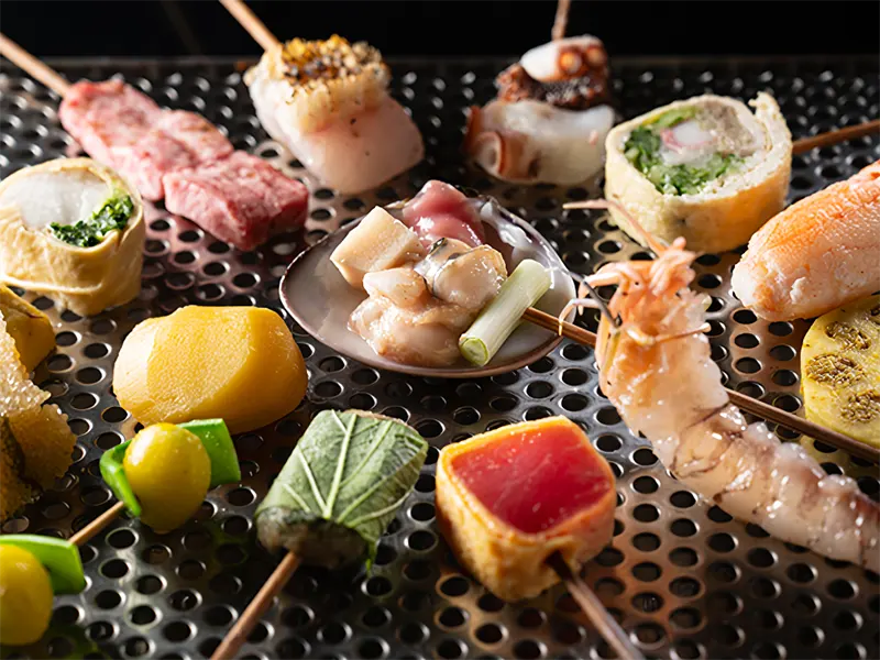 テーブル席セットの串